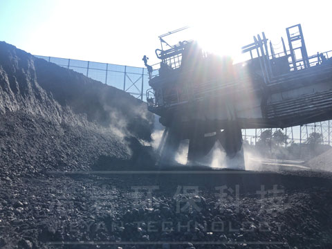 堆取料機(jī)斗輪機(jī)干霧抑塵